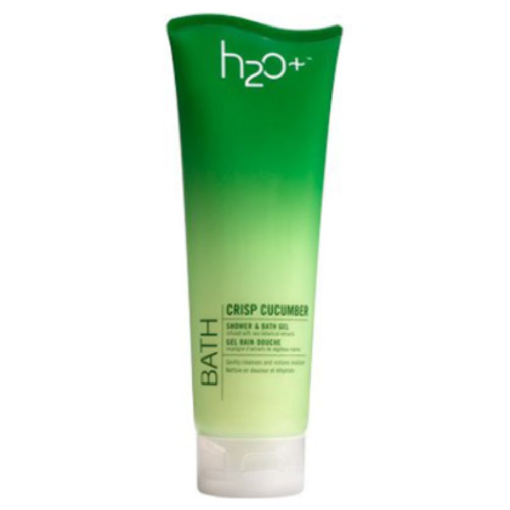 H2O+ Bath Crisp Cucumber Shower & Bath Gel Infused with Sea Botanical Extracts, 8.5 oz | UPC 764505410237