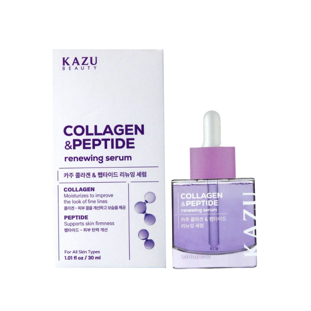 KAZU Beauty Collagen & Peptide Renewing Serum 1.01 oz