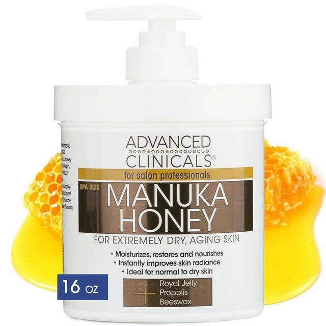 Advannced Clinicals Manuka Honey Lotion, 16 oz - OleBella