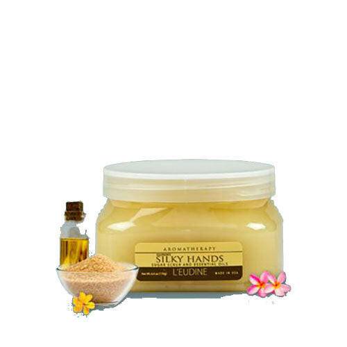 Leudine Silky Hands Sugar Scrub and Essential Oils, 6 oz - OleBella