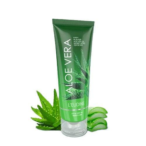 L'eudine 99.7% Pure Aloe Vera Gel, 8 oz (healing, soothes burns, etc) - OleBella