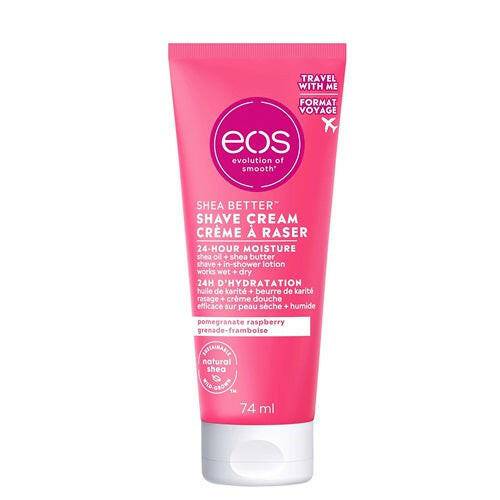 eos Pomegranate & Raspberry Shave Cream, 2.5 oz -Tavel Size - OleBella