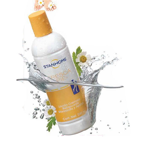 Stanhome Fresca Pie Fresh Foot- Refreshing Camomile and Orange Blossom Foot Lotion 240 ml - OleBella