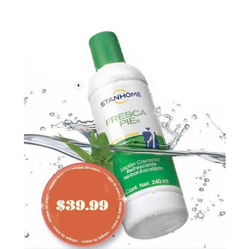 Stanhome Fresca Pie Fresh Foot- Refreshing Herbal-Eucalypt Foot Lotion 240 ml - OleBella