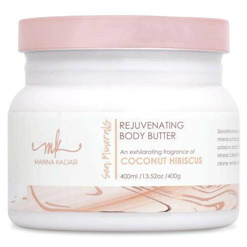 Manna Kadar Sea Minerals Renewing Body Butter - Coconut Hibiscus, 13.10 oz - OleBella