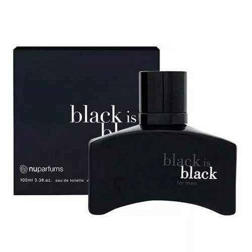 NuParfums Black is Black for Men pour Homme EDT 3.4 oz - OleBella