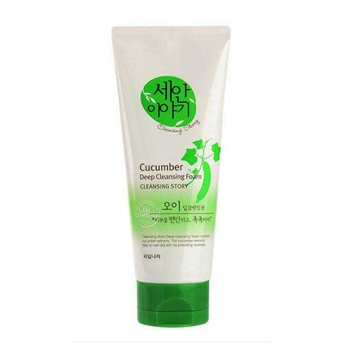 Welcos Cucumber Deep Cleansing Foam, 120 ml - OleBella