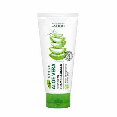 The Skin of Queen SOQU Natural Aloe Vera Deep Cleen Foam Cleanser - OleBella