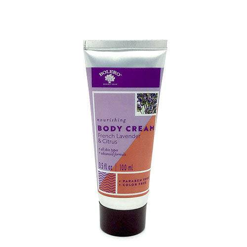 Bolero French Lavander & Citrus Nourishing Nourishing Body Cream, 2.5 oz - OleBella
