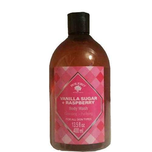 Bolero Beverly Hills Vanilla Sugar and Raspberry Bath Wash, 13.5 oz - OleBella