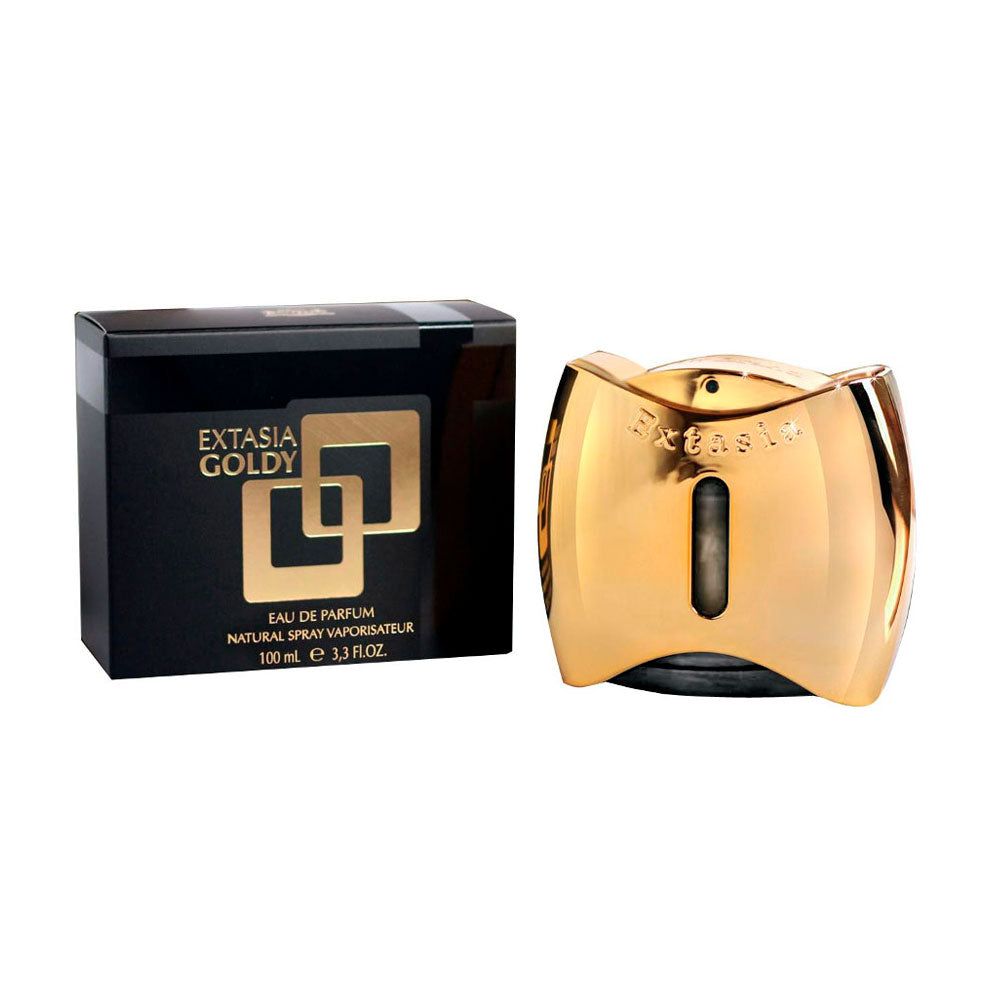 New Brand Extasia Goldy EDP, 3.4 oz / 100 ml by New Brand