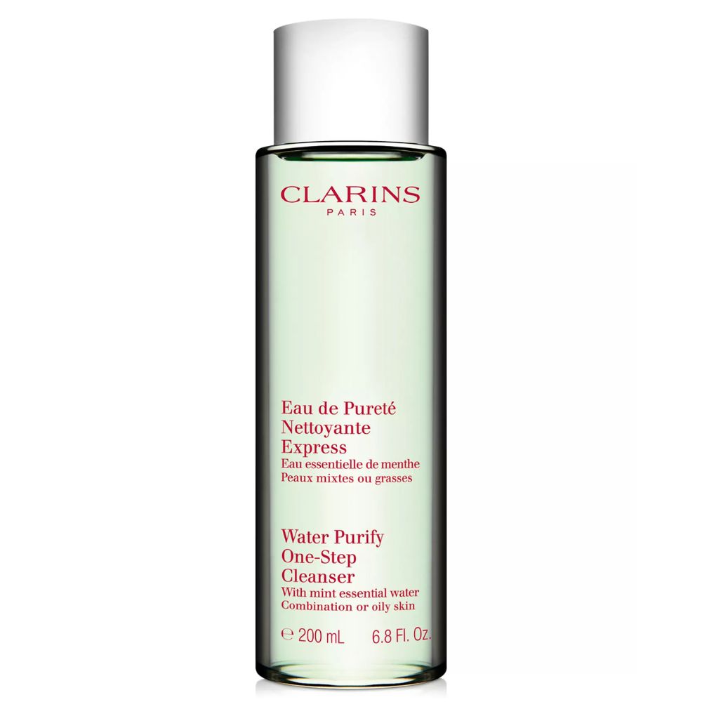 Clarins Water Purify One-Step Cleanser with Mint Essential Water Combination or Oily Skin, 6.8 oz | UPC 3380810059106