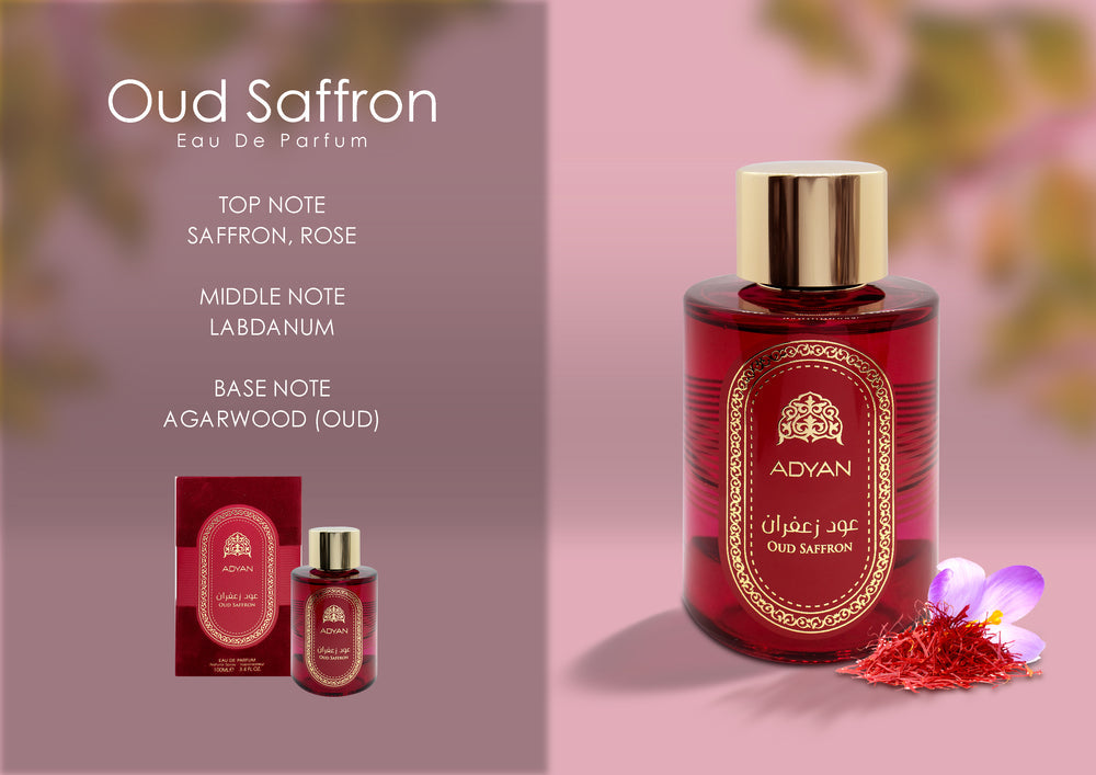 Adyan Oud Saffron EDP, 3.4 oz