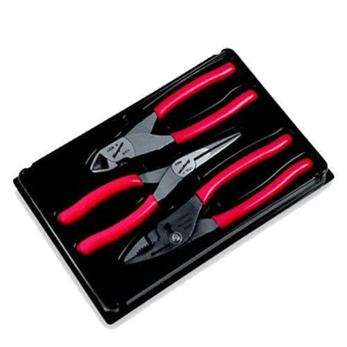 Snap-on PL300CF RED SET 3-Piece Pliers Cutters - OleBella