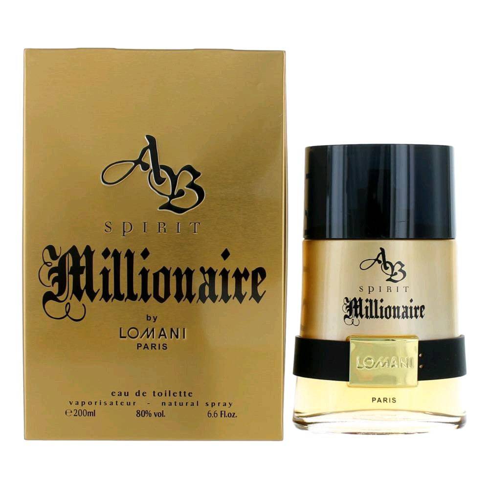 AB Spirit Millionaire by Lomani, 6.6 oz EDT Spray for Men - OleBella