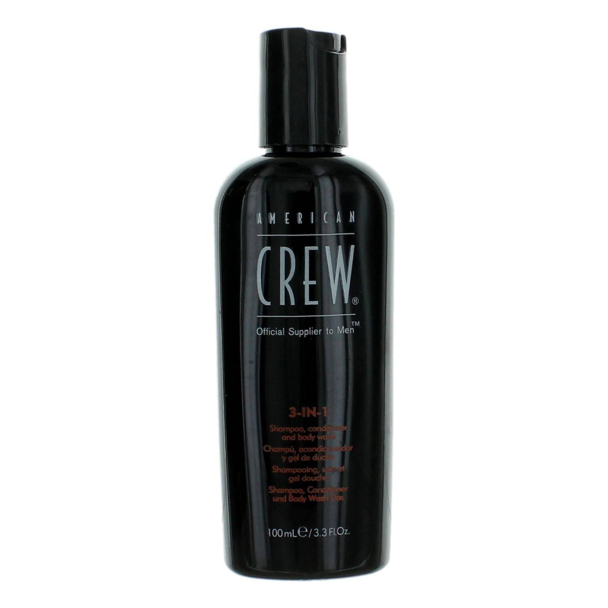 American Crew 3-In-1 by American Crew, 3.3oz Shampoo, Conditioner, and Body Wash - OleBella