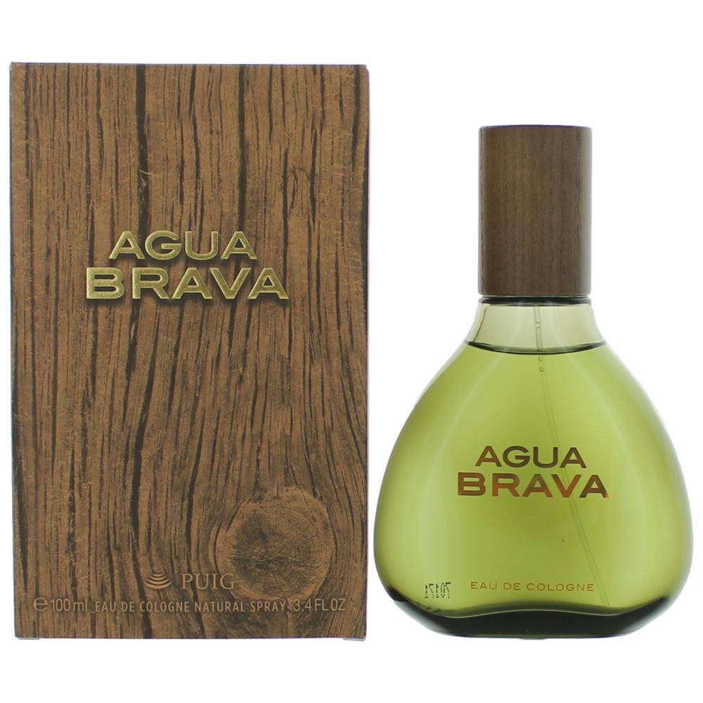Agua Brava by Antonio Puig, 3.4 oz Eau De Cologne Spray for Men - OleBella