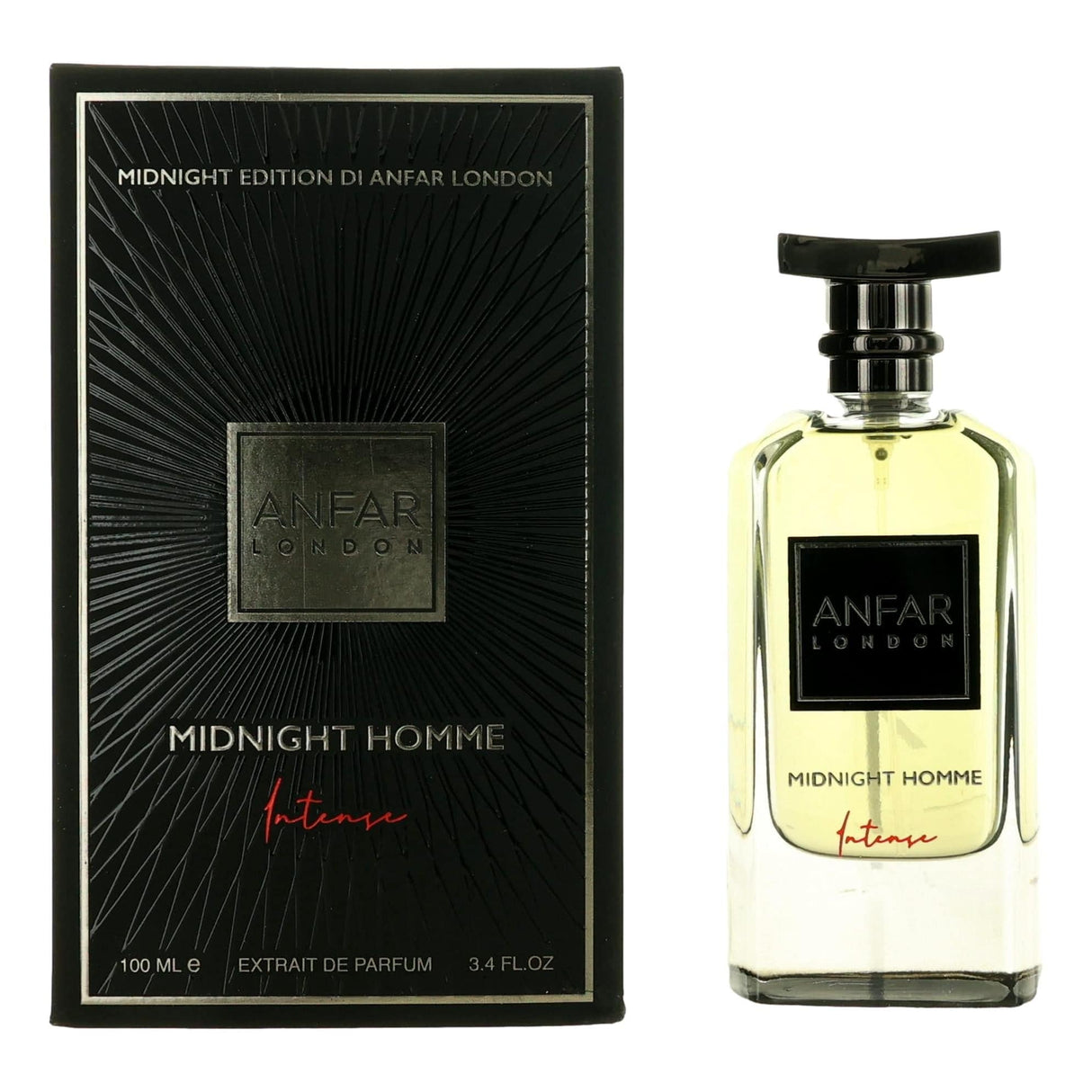 London Midnight Intense by Anfar, 3.4 oz Extrait de Parfum Spray men - OleBella