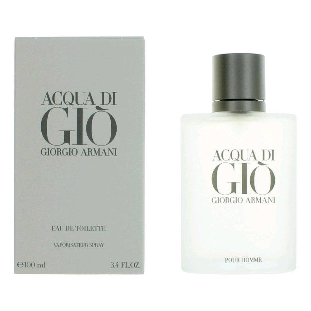 Acqua Di Gio by Giorgio Armani, 3.4 oz EDT Spray for Men - OleBella