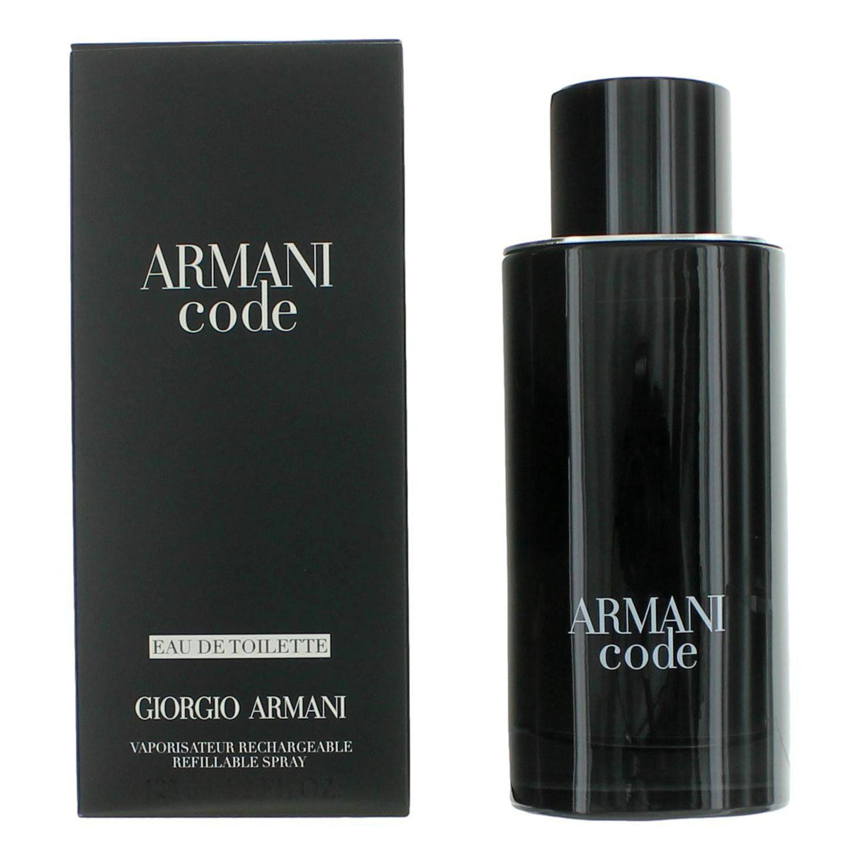 Armani Code by Giorgio Armani, 4.2 oz EDT Refillable Spray for Men - OleBella