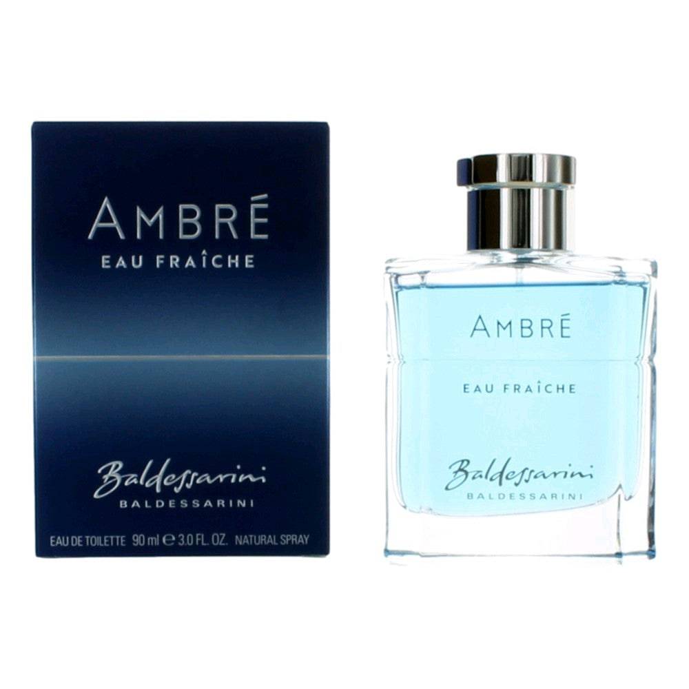 Baldessarini Ambre Eau Fraiche by Baldessarini, 3 oz EDT Spray for Men - OleBella