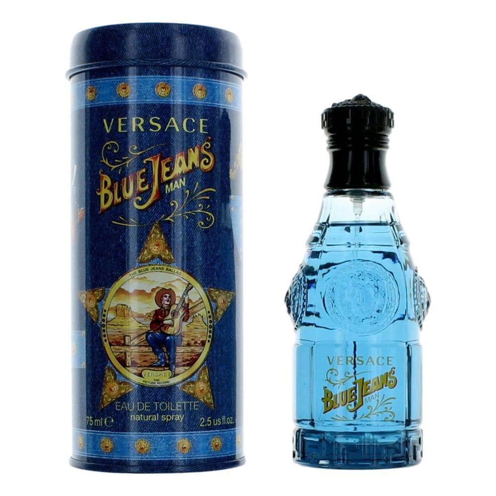 Blue Jeans by Versace, 2.5 oz EDT Spray for Men - OleBella