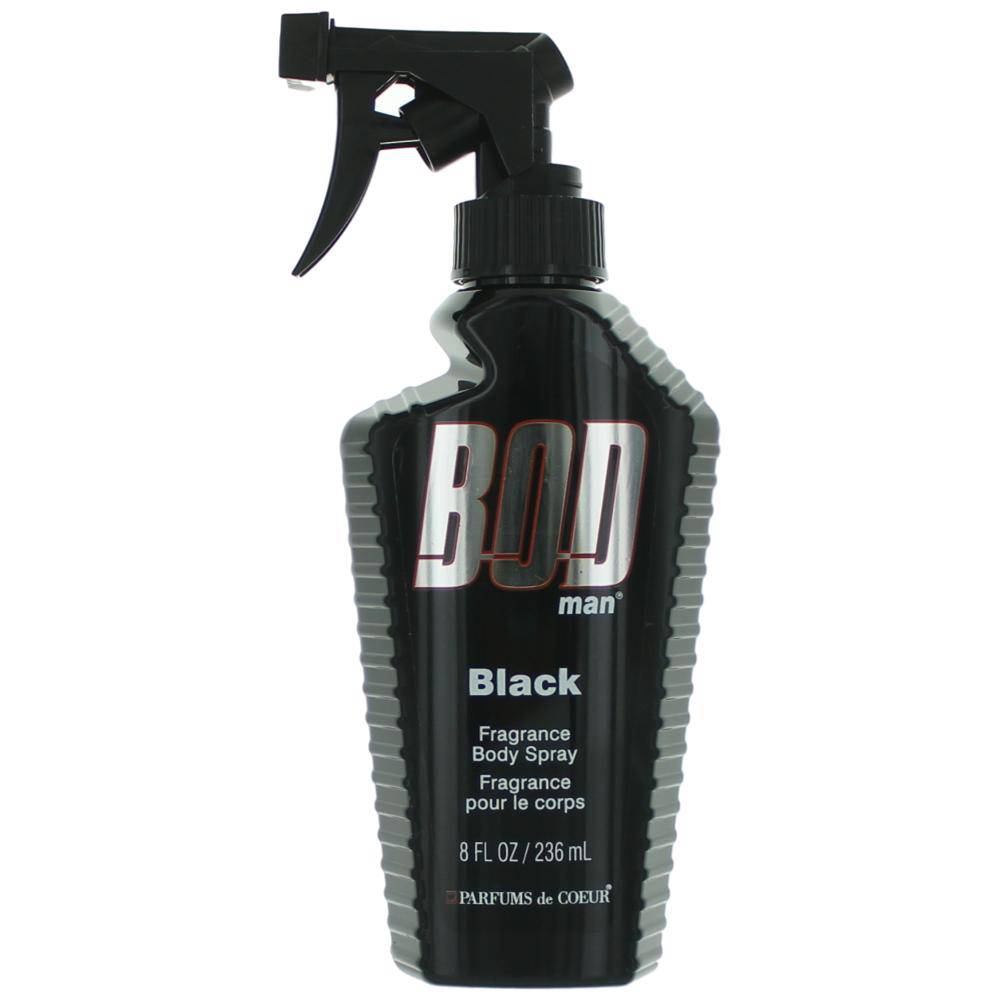 Bod Man Black by Parfums De Coeur, 8 oz Frgrance Body Spray for Men - OleBella