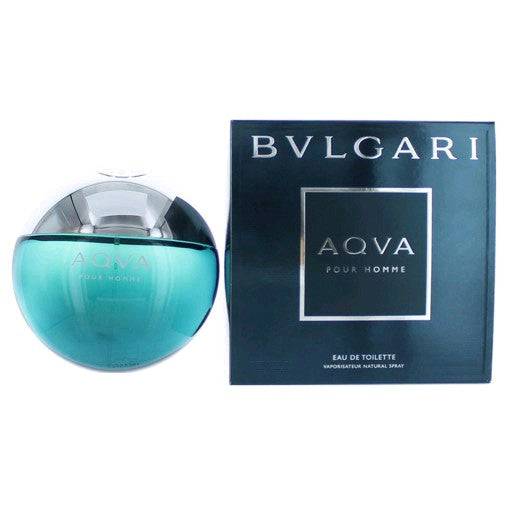 Aqva Pour Homme by Bvlgari, 3.4 oz EDT Spray for Men (Aqua) - OleBella