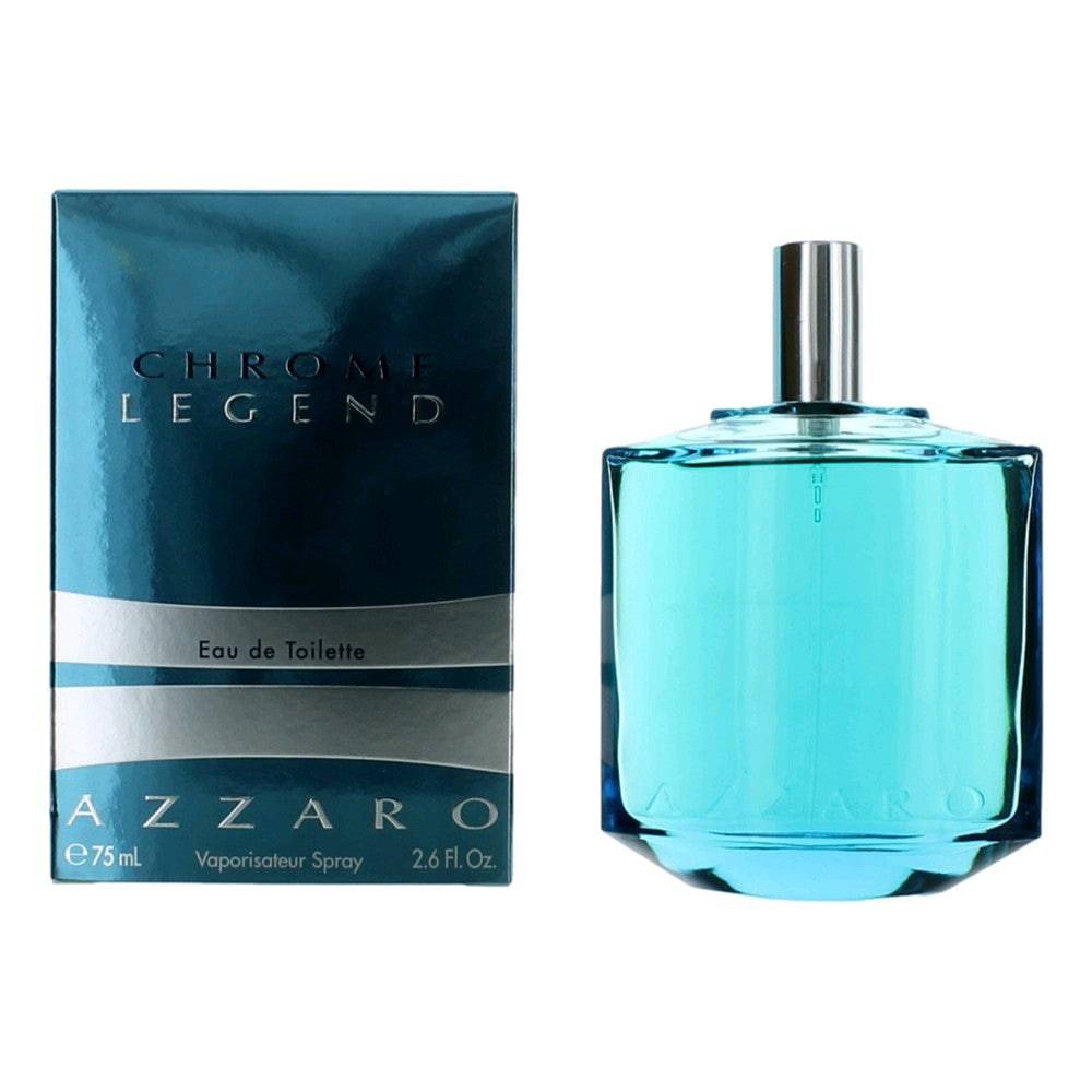 Chrome Legend by Azzaro, 2.6 oz EDT Spray for Men - OleBella