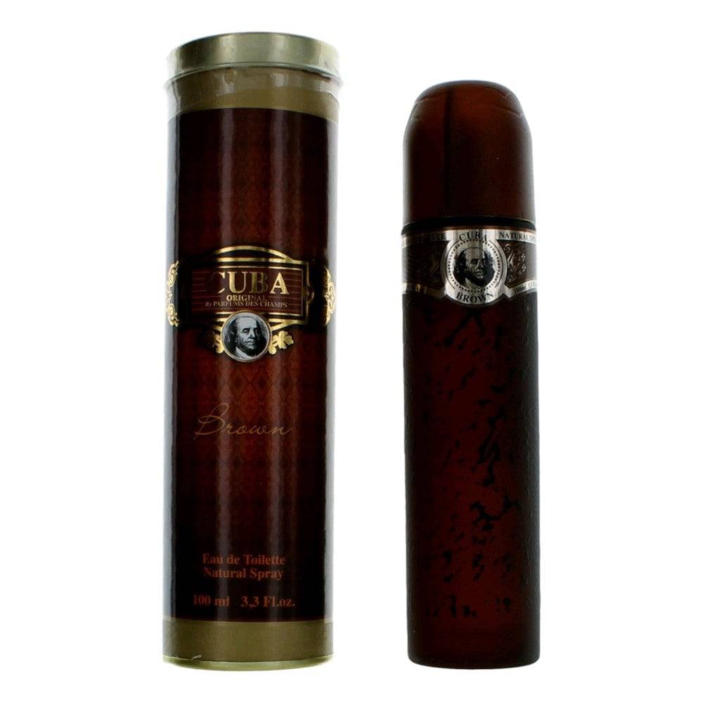 Cuba Brown by Cuba, 3.3 oz EDT Spray for Men - OleBella