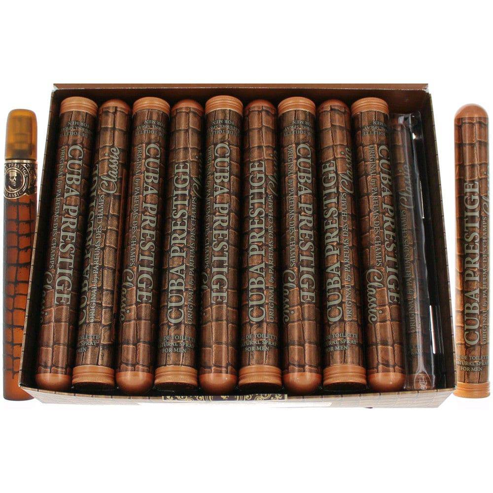 Cuba Prestige Classic by Cuba, 1.17 oz EDT Spray for Men. Pack of 20 - OleBella