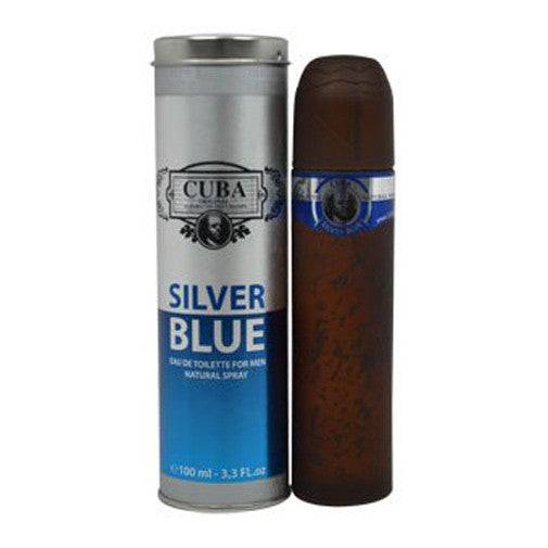 Cuba Silver Blue by Cuba, 3.3 oz EDT Spray for Men - OleBella