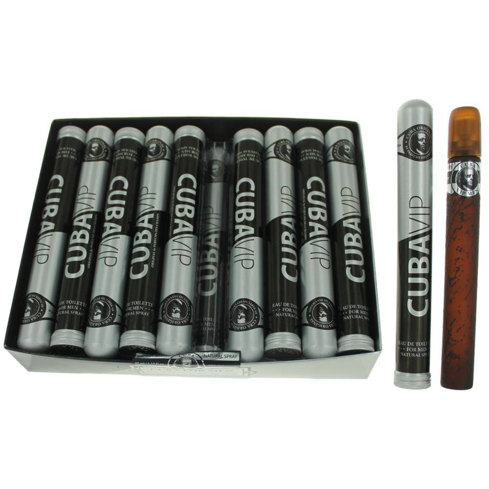 Cuba VIP by Cuba, 1.17 oz EDT Spray for Men. Pack of 20 - OleBella