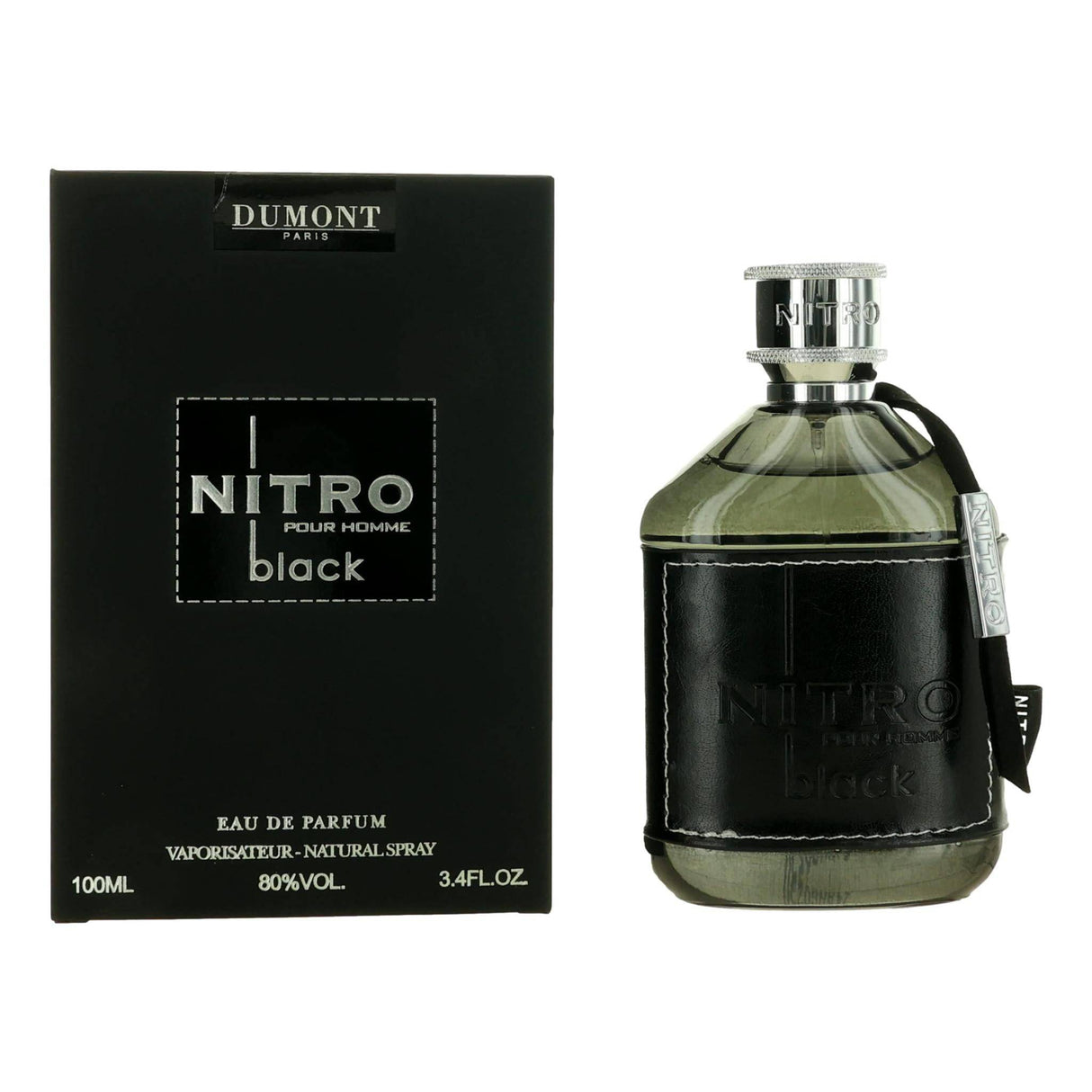 Nitro Black by Dumont, 3.4 oz EDP Spray for Men - OleBella