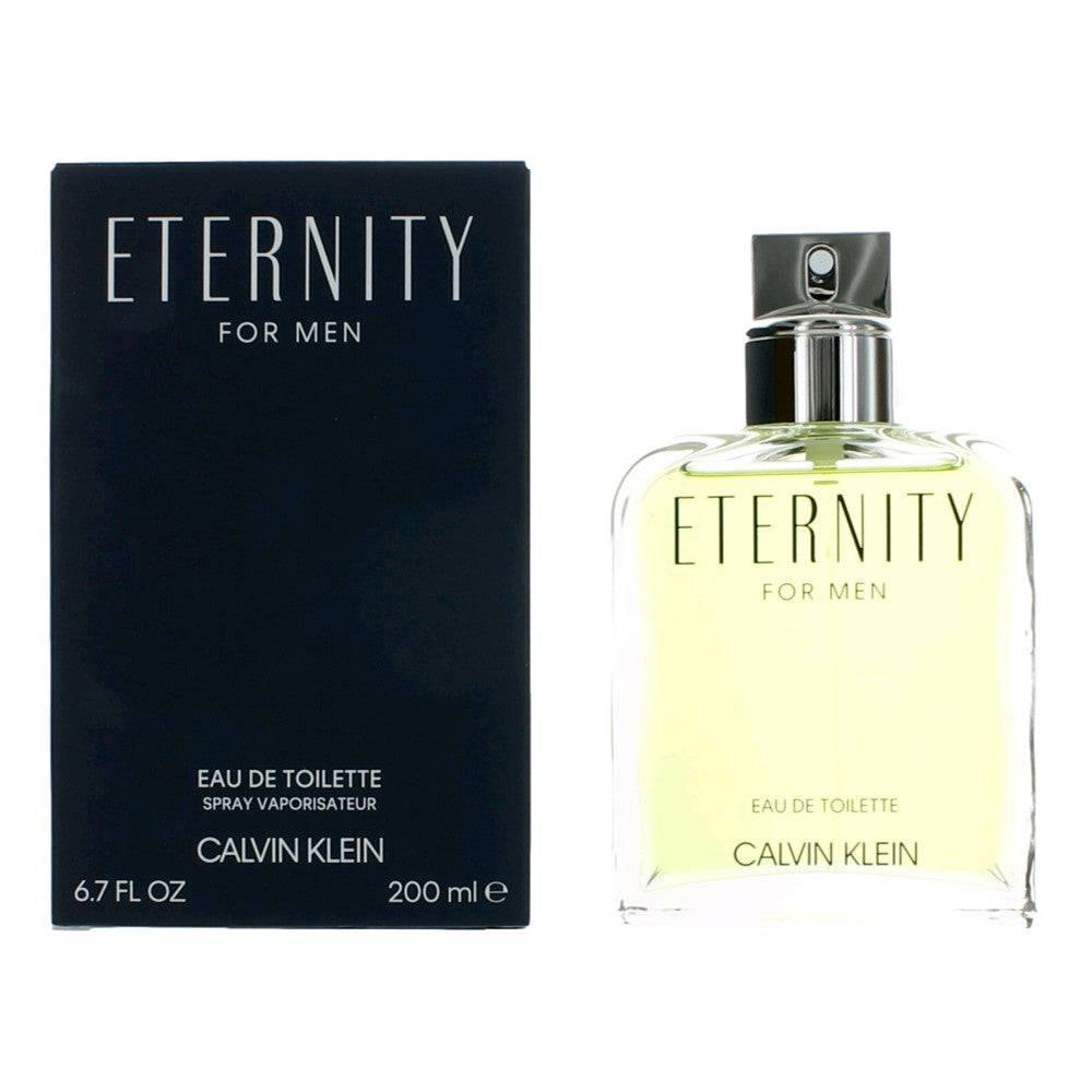Eternity by Calvin Klein, 6.7 oz EDT Spray for Men - OleBella