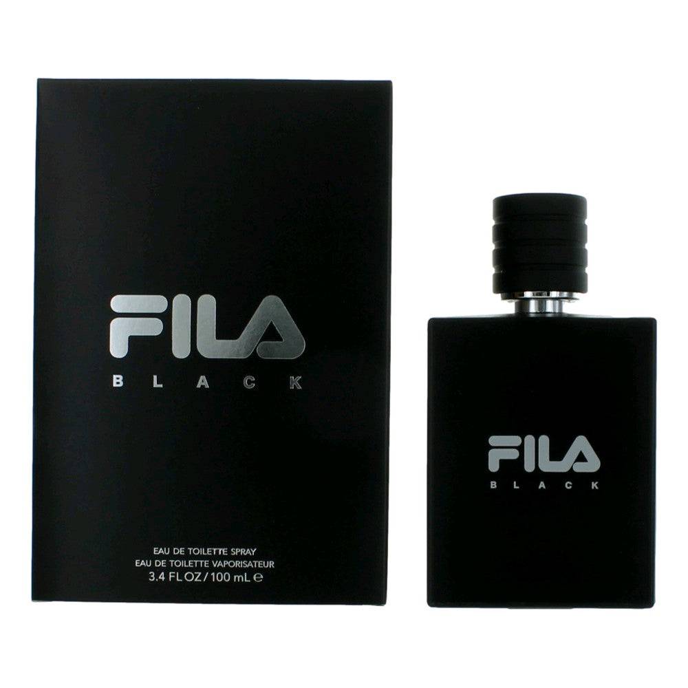 Fila Black by Fila, 3.4 oz EDT Spray for Men - OleBella