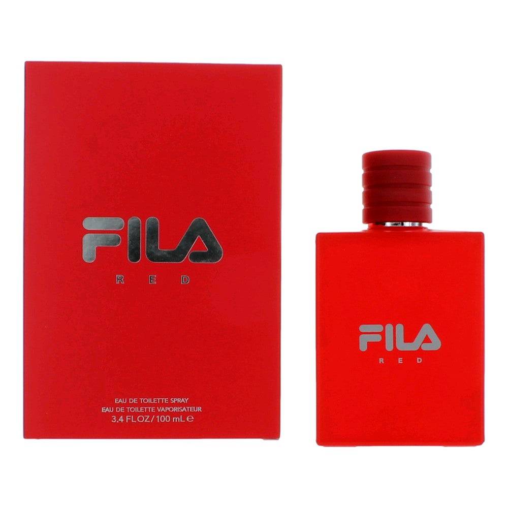 Fila Red by Fila, 3.4 oz EDT Spray for Men - OleBella
