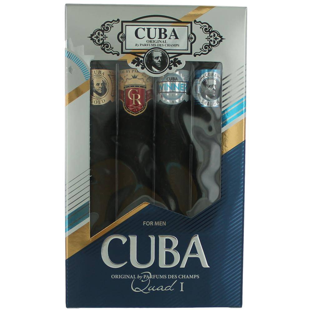Cuba Quad I by Cuba, 4 Piece Gift Set for Men - OleBella