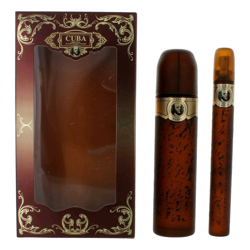 Cuba Gold by Cuba, 2 Piece Gift Set for Men - OleBella