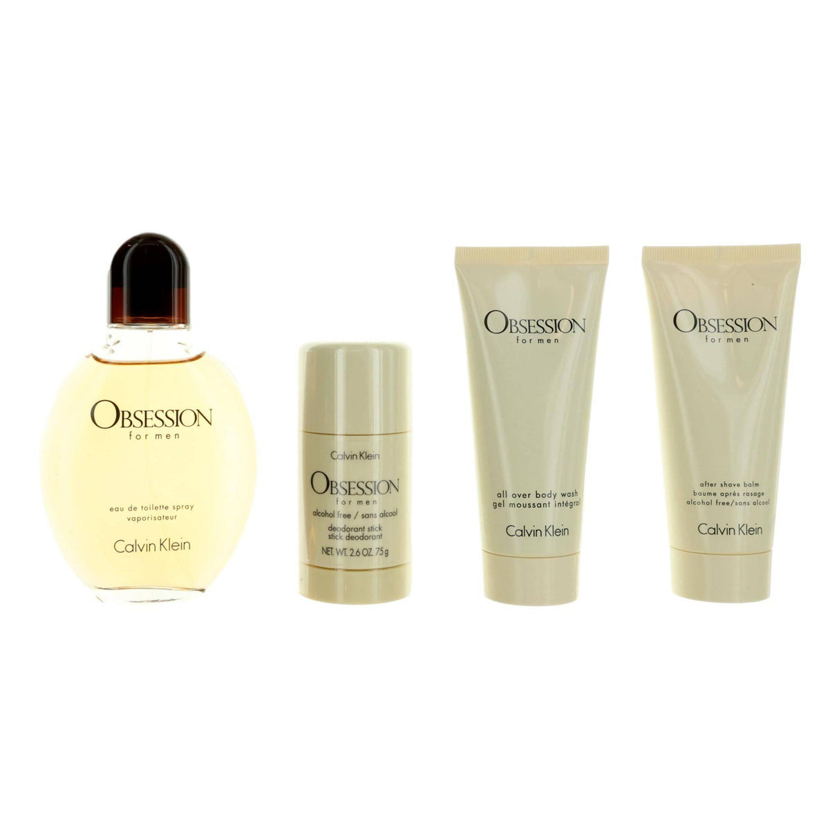 Obsession by Calvin Klein, 4 Piece Gift Set for Men - OleBella