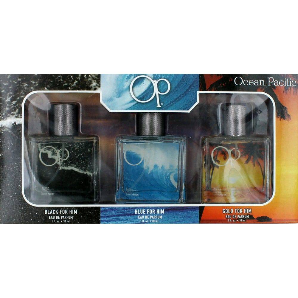 OP by Ocean Pacific, 3 Piece Fragrance Gift Collection for Men - OleBella