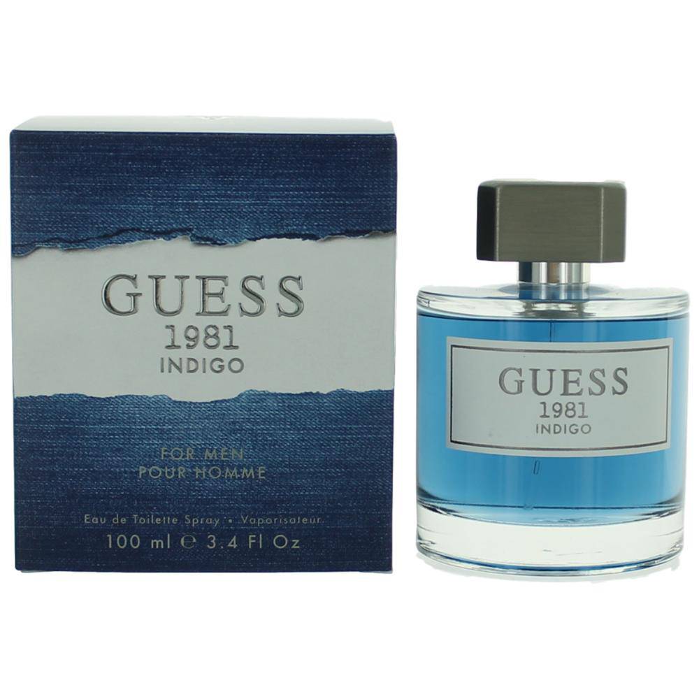 Guess 1981 Indigo by Guess, 3.4 oz EDT Spray for Men - OleBella