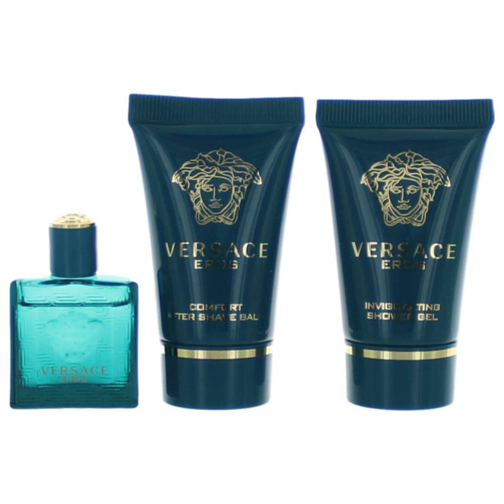 Eros by Versace, 3 Piece Mini Gift Set for Men - OleBella