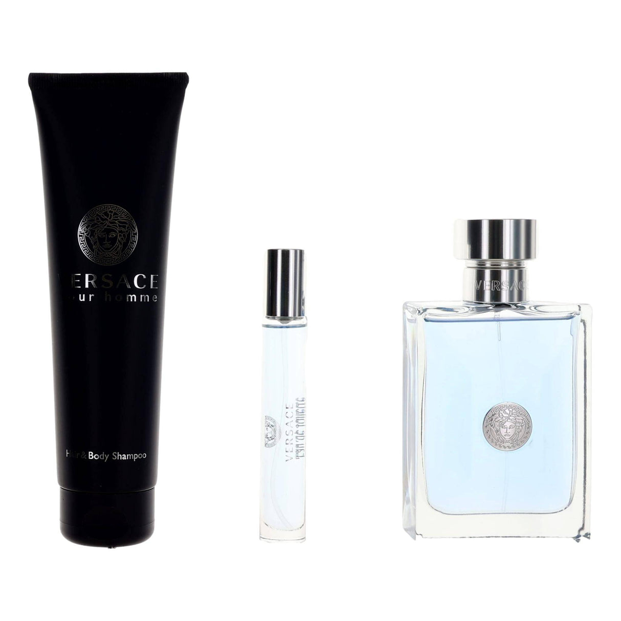 Versace Pour Homme by Versace, 3 Piece Gift Set for Men - OleBella