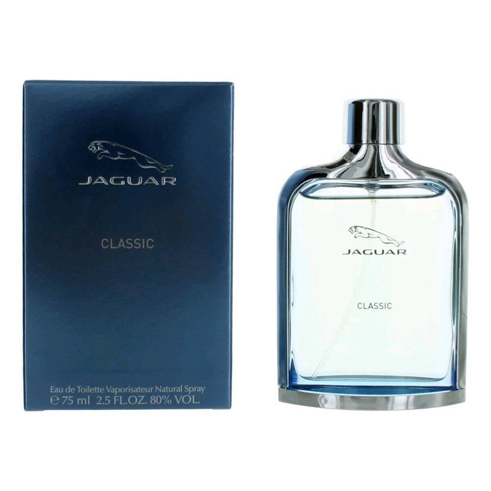 Jaguar Classic Blue by Jaguar, 2.5 oz EDT Spray for Men - OleBella