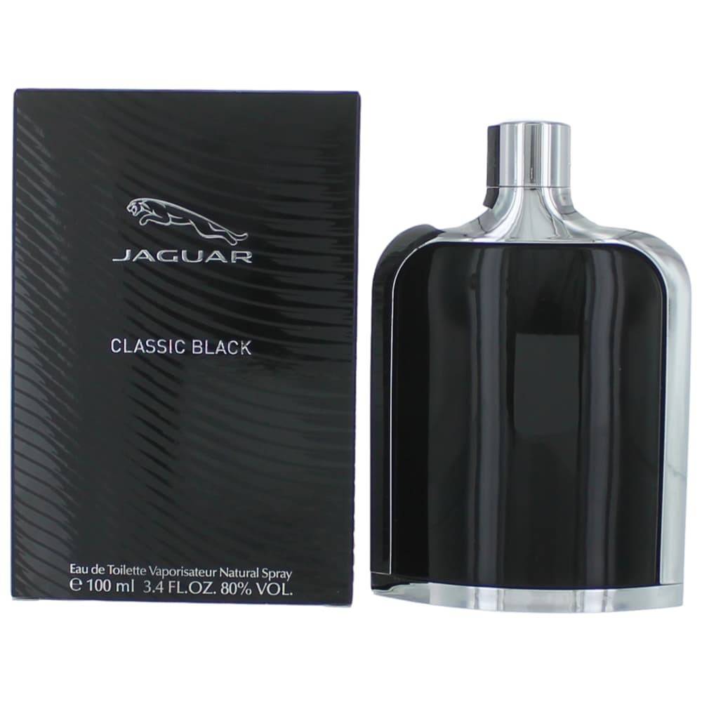 Jaguar Classic Black by Jaguar, 3.4 oz EDT Spray for Men - OleBella
