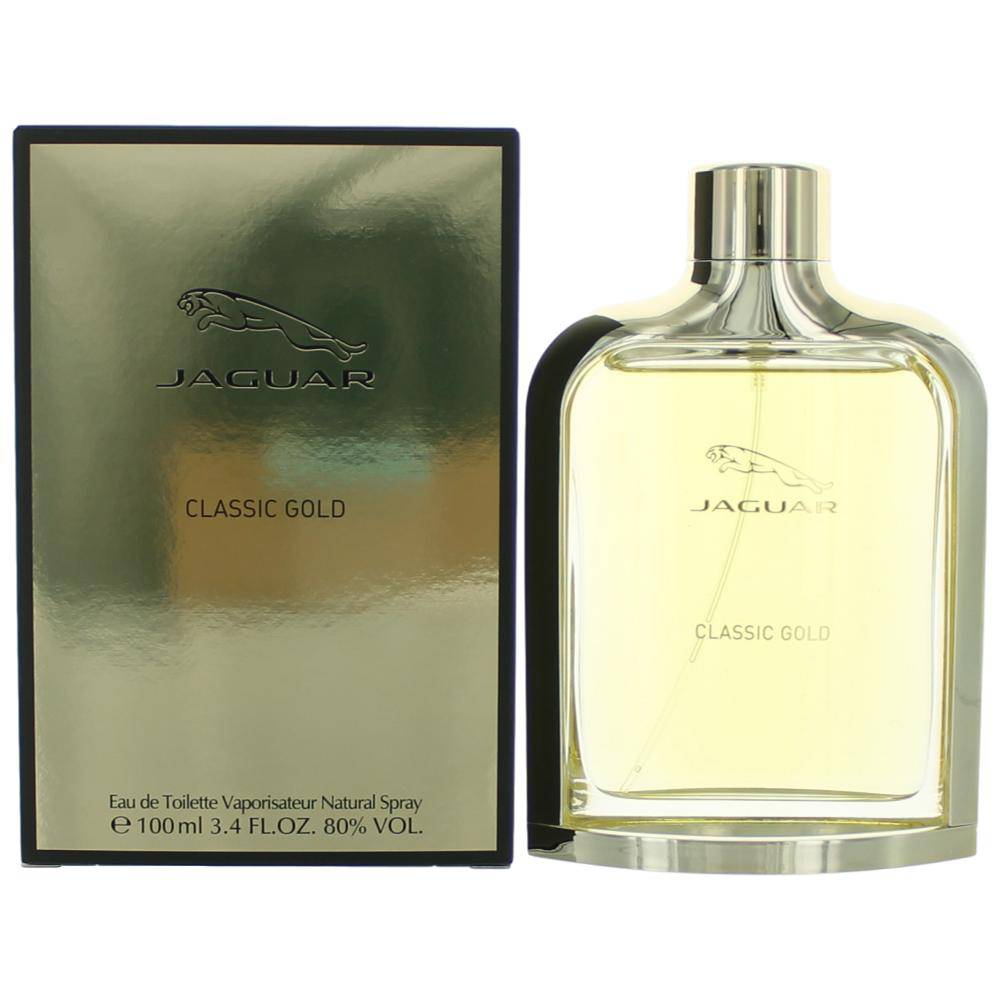 Jaguar Classic Gold by Jaguar, 3.4 oz EDT Spray for Men - OleBella