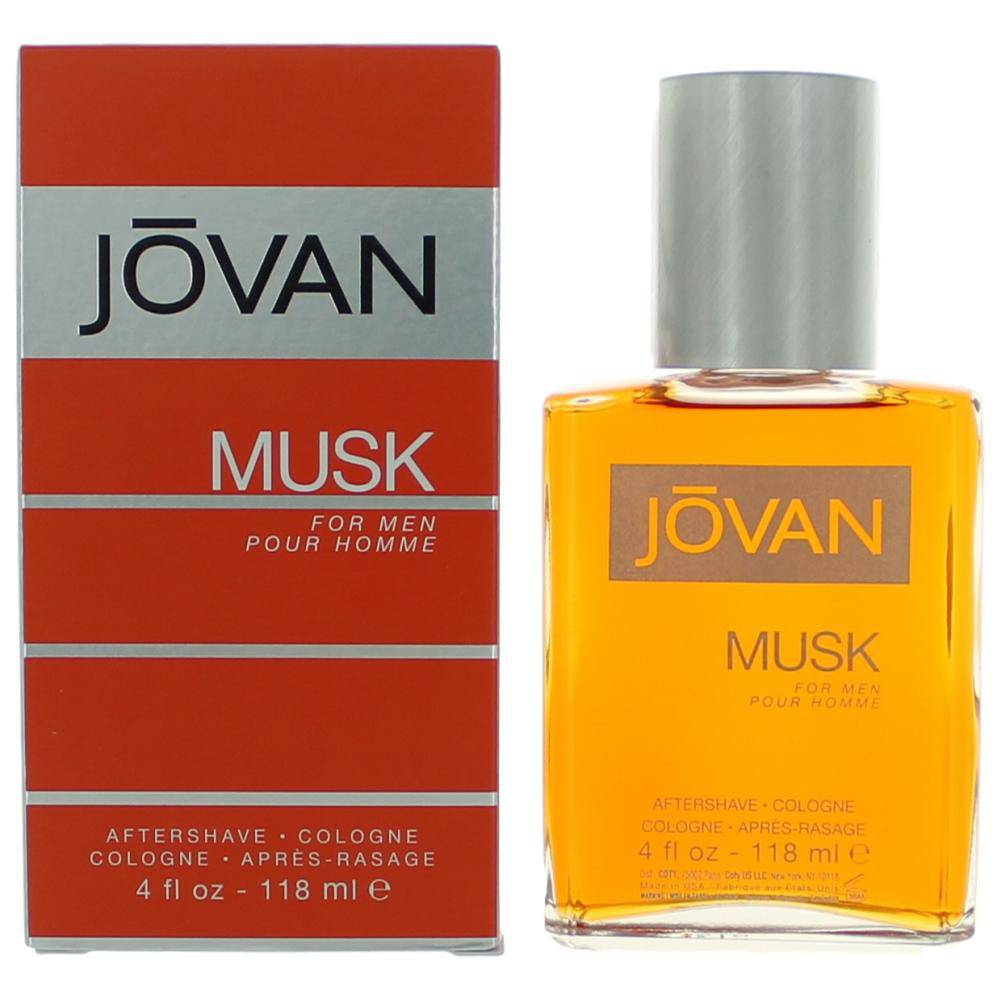 Jovan Musk by Coty, 4 oz After Shave/Cologne for Men - OleBella