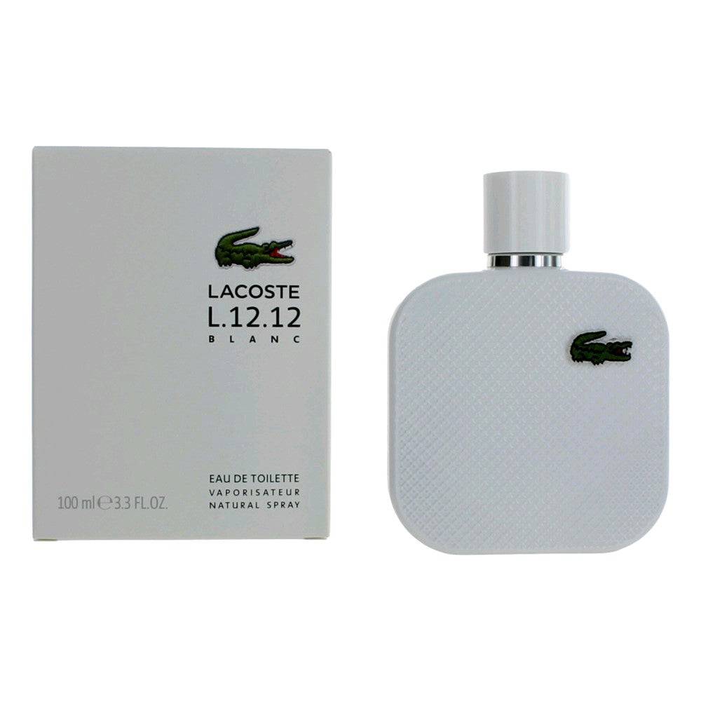Lacoste L.12.12 White Blanc by Lacoste, 3.3 oz EDT Spray for Men - OleBella