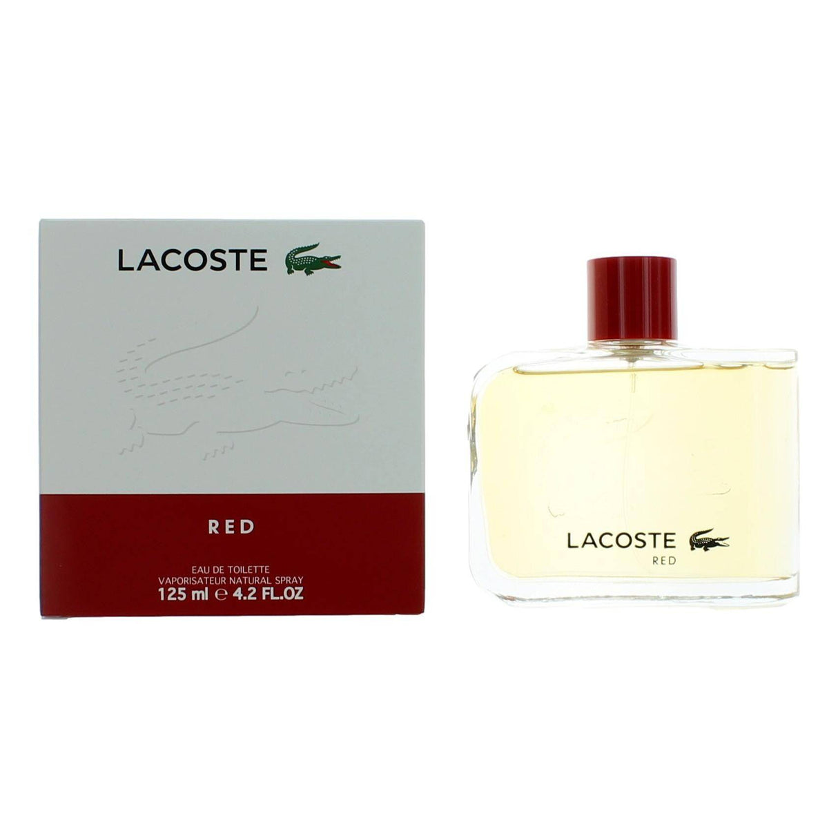 Lacoste Red by Lacoste, 4.2 oz EDT Spray for Men - OleBella